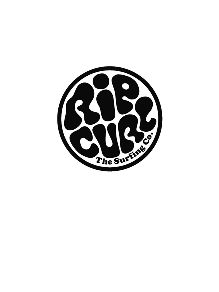 Sticker Rip Curl Wet Suits Black and White