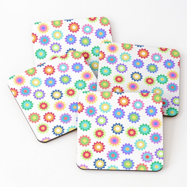 Item preview, multicolored flowers designed and sold by studio468.