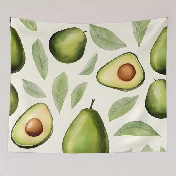 Item preview, Avocado water color minimal style  designed and sold by Sunakokookkook.