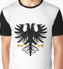 Double-headed eagle, emblem, coat of arms, symbol, sign,  eagle, carnival, holiday, carnival costume, Purim Graphic T-Shirt