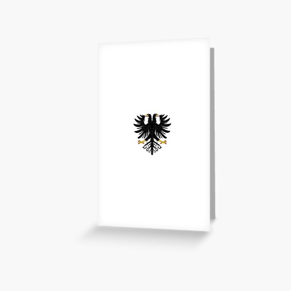 Double-headed eagle, emblem, coat of arms, symbol, sign,  eagle, carnival, holiday, carnival costume, Purim Greeting Card