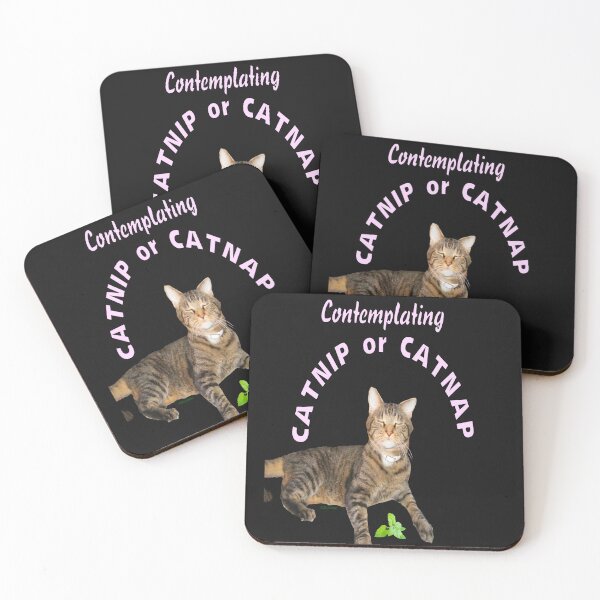 Item preview, Cat Contemplates Catnip or Catnap designed and sold by kristalcurt.