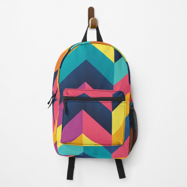 Aperçu de l'œuvre motif chevron aléatoire coloré créée et vendue par DanieWoods.