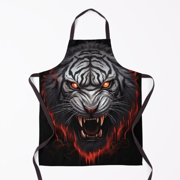 Item preview, Tiger looks angry with deep red eyes 5 designed and sold by eyestetix.