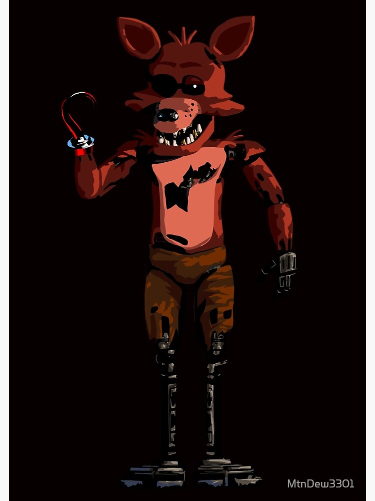 Withered foxy five nights at freddys 2 Poster for Sale by teraMerchShop