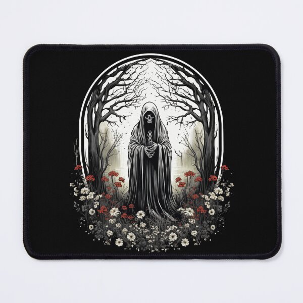 Item preview, Evil Ghost In The Forest Floral Ghost designed and sold by ArtFromBeyond.