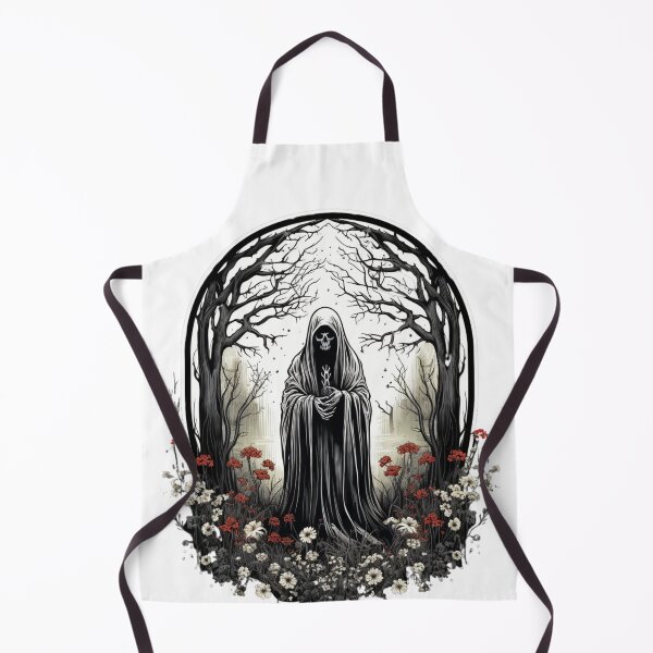 Item preview, Evil Ghost In The Forest Floral Ghost  designed and sold by ArtFromBeyond.
