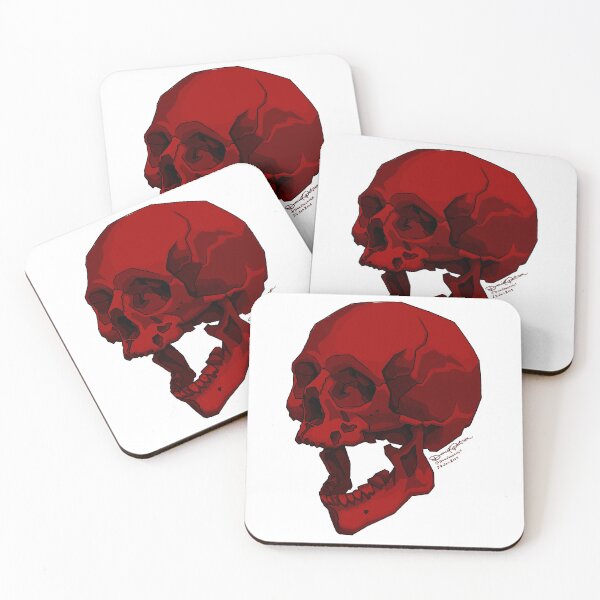 Item preview, Red Screaming Skull designed and sold by NakedJake.