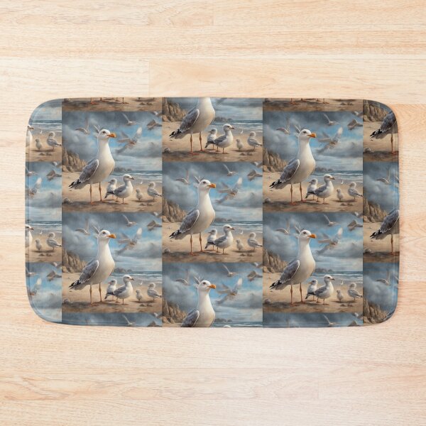Item preview, Seagulls Beach Day Dreaming designed and sold by purplesensation.