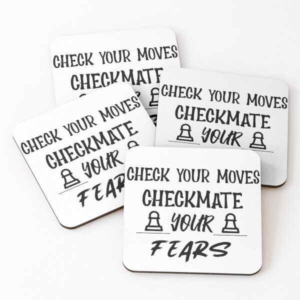 Item preview, Check your moves checkmate your fears, chess players designed and sold by HosvPrint .s.