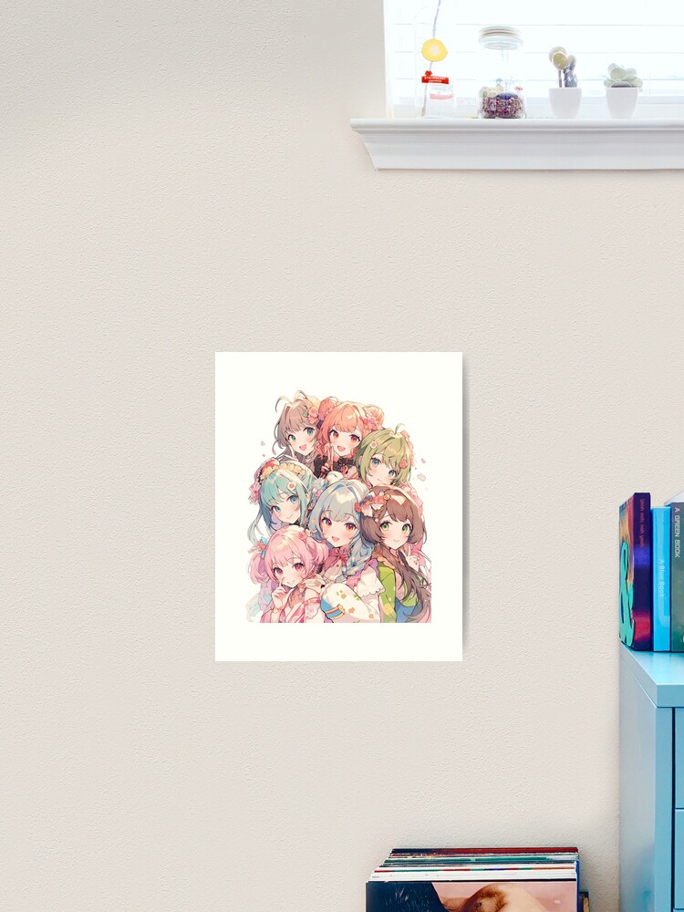 Doki Doki Literature Club Poster Print Wall Art Decor Fanart Anime