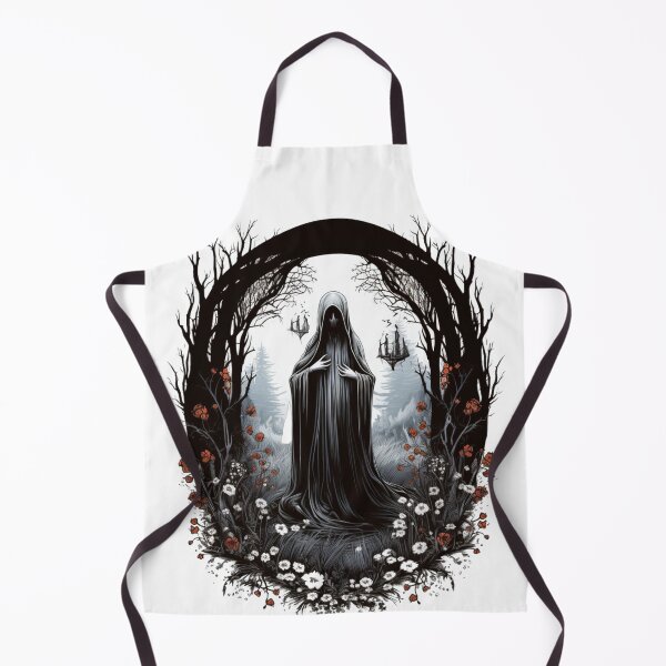 Item preview, Evil Ghost In The Forest Floral Ghost  designed and sold by ArtFromBeyond.