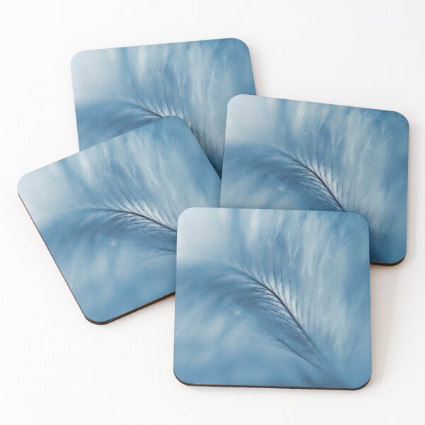 Item preview, Blue Wispy Angel Feathers Exotic Abstract Art  designed and sold by DEC02.