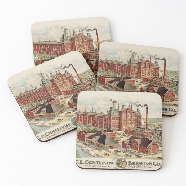 Item preview, STK501669A-C.L. Centlivre Brewing Company factory buildings. designed and sold by StocktrekImages.