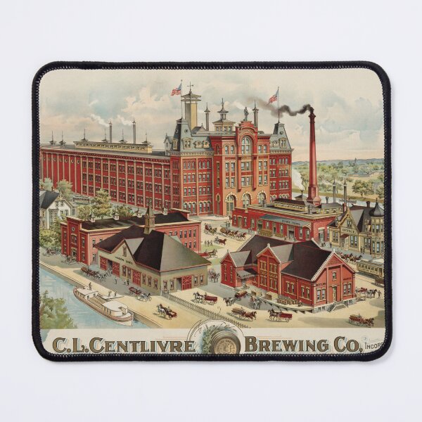 Item preview, STK501669A-C.L. Centlivre Brewing Company factory buildings. designed and sold by StocktrekImages.