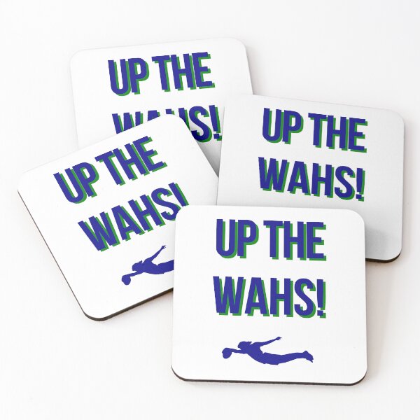 Item preview, UP THE WAHS! DWZ try time - blue/green designed and sold by wahsfanart.