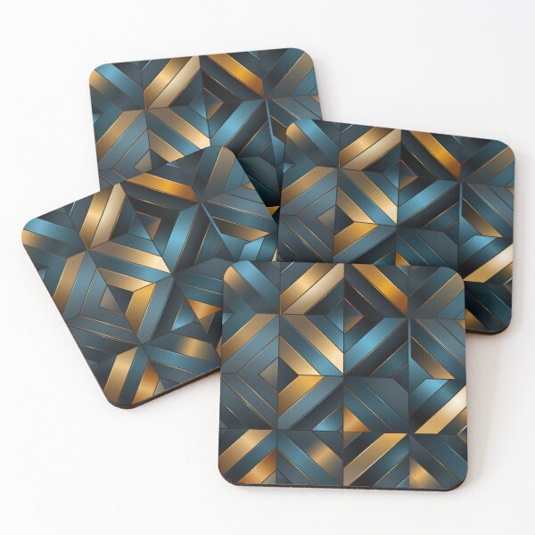 Item preview, Abstract Geometric Metalic Style ll designed and sold by PaTToStudio.