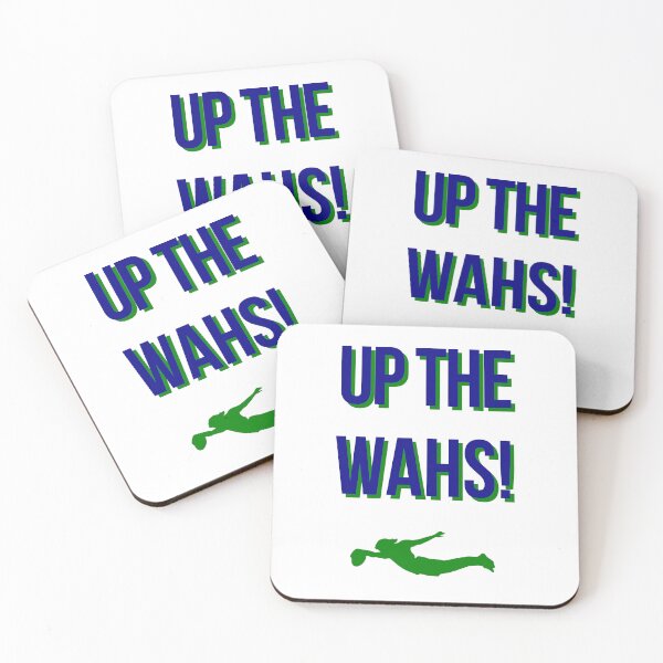 Item preview, UP THE WAHS! DWZ try time - Green/blue designed and sold by wahsfanart.