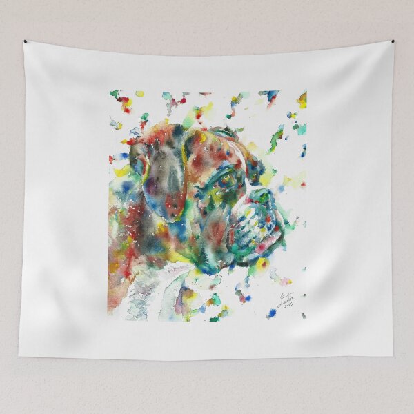 Item preview, WATERCOLOR BOXER designed and sold by lautir.