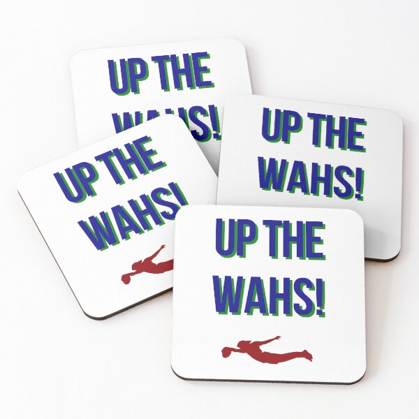 Item preview, UP THE WAHS! DWZ try time - blue/green/red designed and sold by wahsfanart.