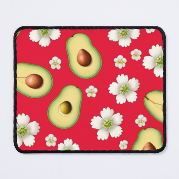 Item preview, Avacado floral in red designed and sold by Roxburylane.