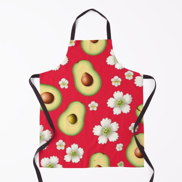 Item preview, Avacado floral in red designed and sold by Roxburylane.