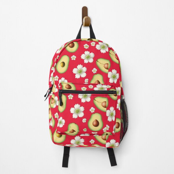 Item preview, Avacado floral in red designed and sold by Roxburylane.