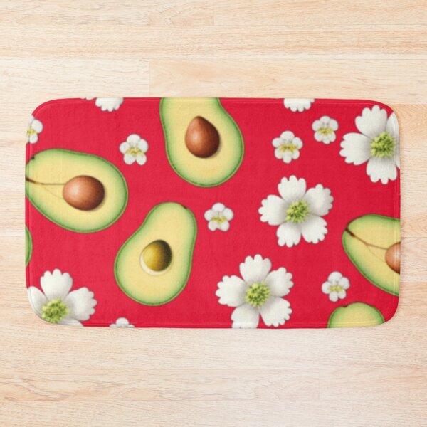 Item preview, Avacado floral in red designed and sold by Roxburylane.