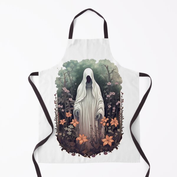 Item preview, Evil Ghost In The Forest Floral Ghost  designed and sold by ArtFromBeyond.