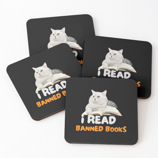 Item preview, Funny Cat I Read Banned Books-Cat Reading A Book designed and sold by ShopNiceGiftsVN.