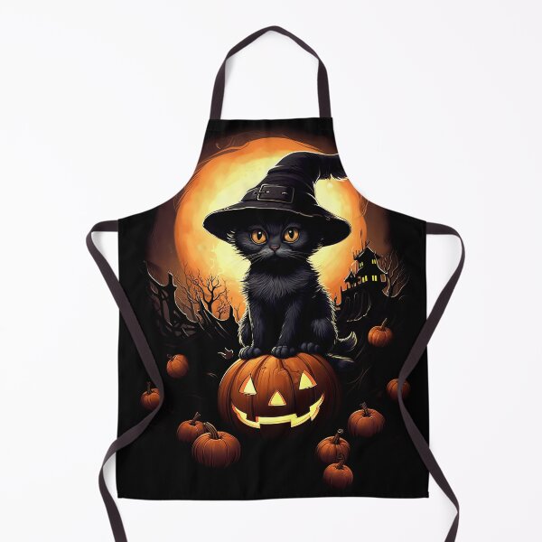 Item preview, a tiny black kitten sitting on a giant pumpkin 2 designed and sold by eyestetix.