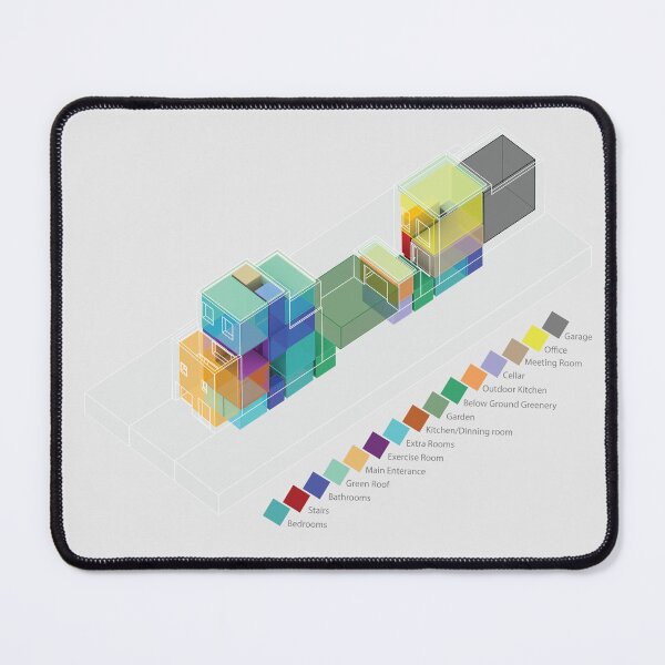 Item preview, Programatic Diagram of Casa 1014 designed and sold by MrEddyDiaz.