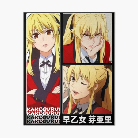 Kakegurui Twin Art Board Print for Sale by Aviirous