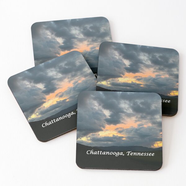 Item preview, Stormy Sunset over Chattanooga Tennessee designed and sold by callboxkat.