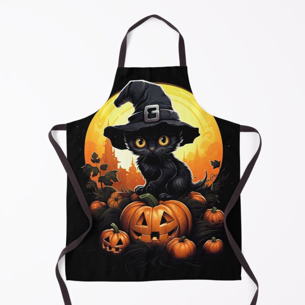 Item preview, a tiny black kitten sitting on a giant pumpkin 3 designed and sold by eyestetix.