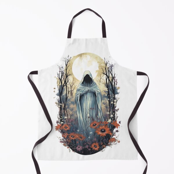 Item preview, Evil Ghost In The Forest Floral Ghost  designed and sold by ArtFromBeyond.