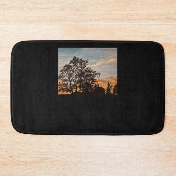 Item preview, Sunset Tree Line Painting Premium designed and sold by SilvanaBartheld.
