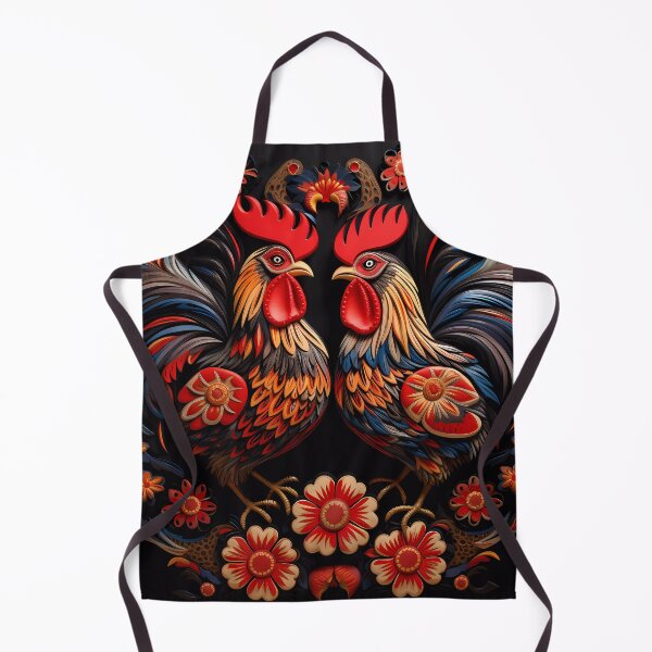 Item preview, Dala Style Roosters pop art designed and sold by Kristylynn757.