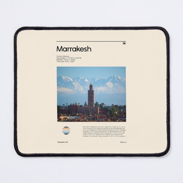 Item preview, Visit Marrakesh, Morocco (Travel poster) designed and sold by RabbitK.