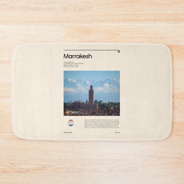 Item preview, Visit Marrakesh, Morocco (Travel poster) designed and sold by RabbitK.