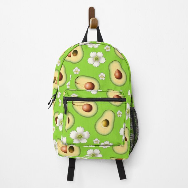 Item preview, Lime green Avacado halves and floral design designed and sold by Roxburylane.