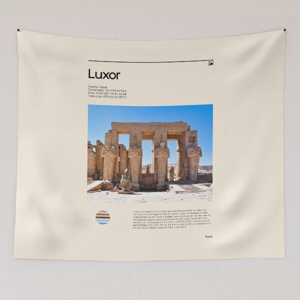 Item preview, Visit Luxor, Egypt (Travel poster) designed and sold by RabbitK.