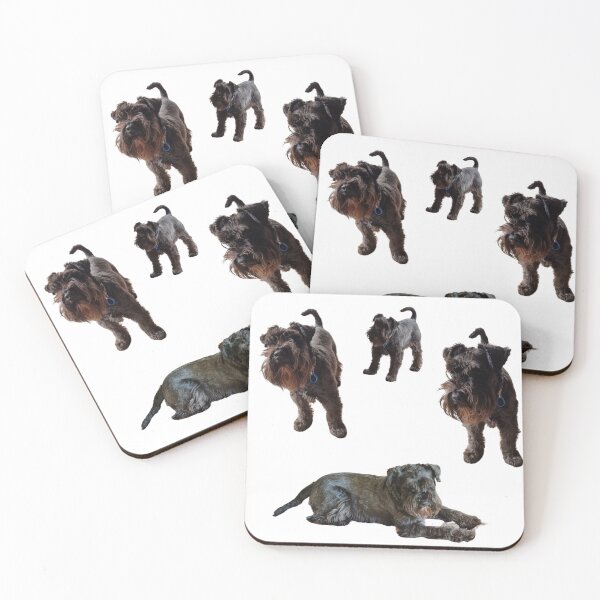 Item preview, Collection of mini Schnauzer number 3 lifelike dog designed and sold by Debsgiftware .