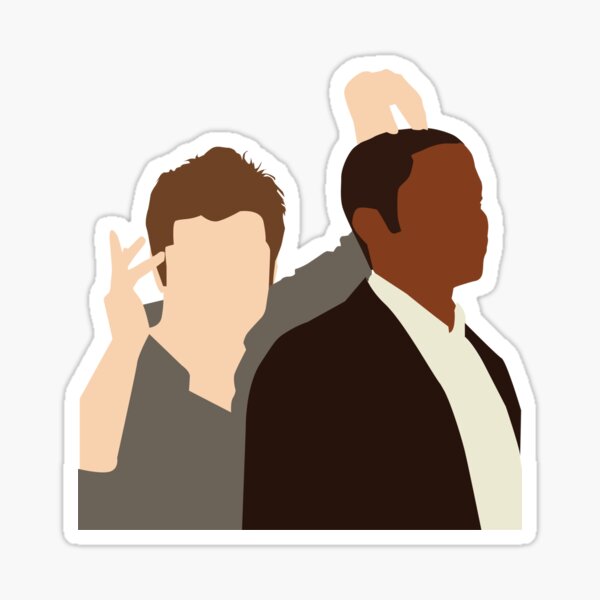 Shawn and Gus Sticker
