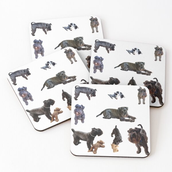 Item preview, Collection of mini Schnauzer number 4 lifelike dog designed and sold by Debsgiftware .