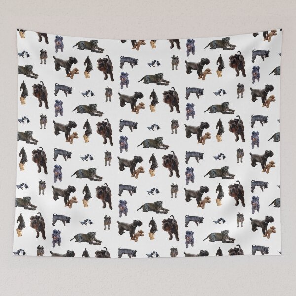 Item preview, Collection of mini Schnauzer number 4 lifelike dog designed and sold by Debsgiftware Ward.