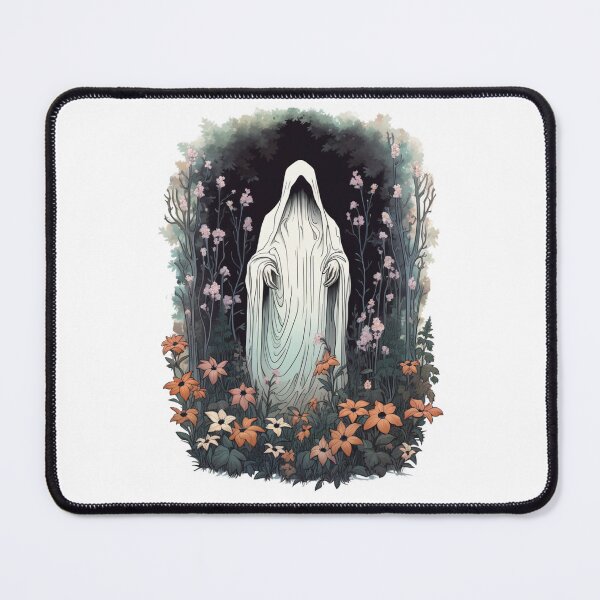 Item preview, Evil Ghost In The Forest Floral Ghost designed and sold by ArtFromBeyond.