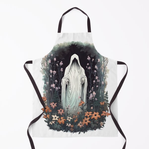 Item preview, Evil Ghost In The Forest Floral Ghost  designed and sold by ArtFromBeyond.