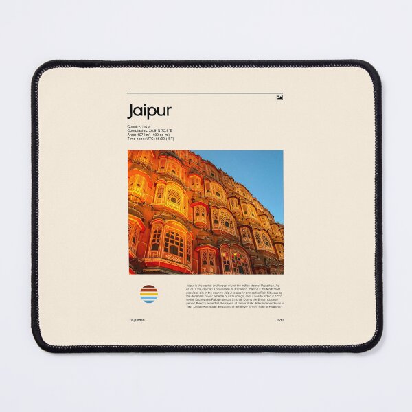 Item preview, Visit Jaipur, India (Travel poster) designed and sold by RabbitK.