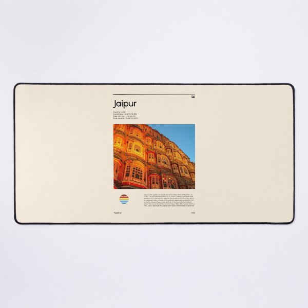 Item preview, Visit Jaipur, India (Travel poster) designed and sold by RabbitK.